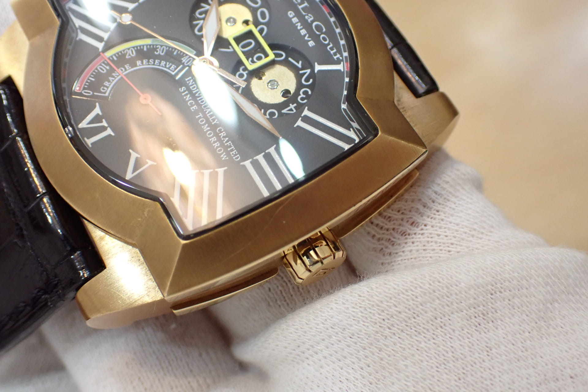 ドゥラクール/deLaCour サクラ グランドリザーブ シリーズ2 18KPG製 世界限定90本　Ref.WAPG0199