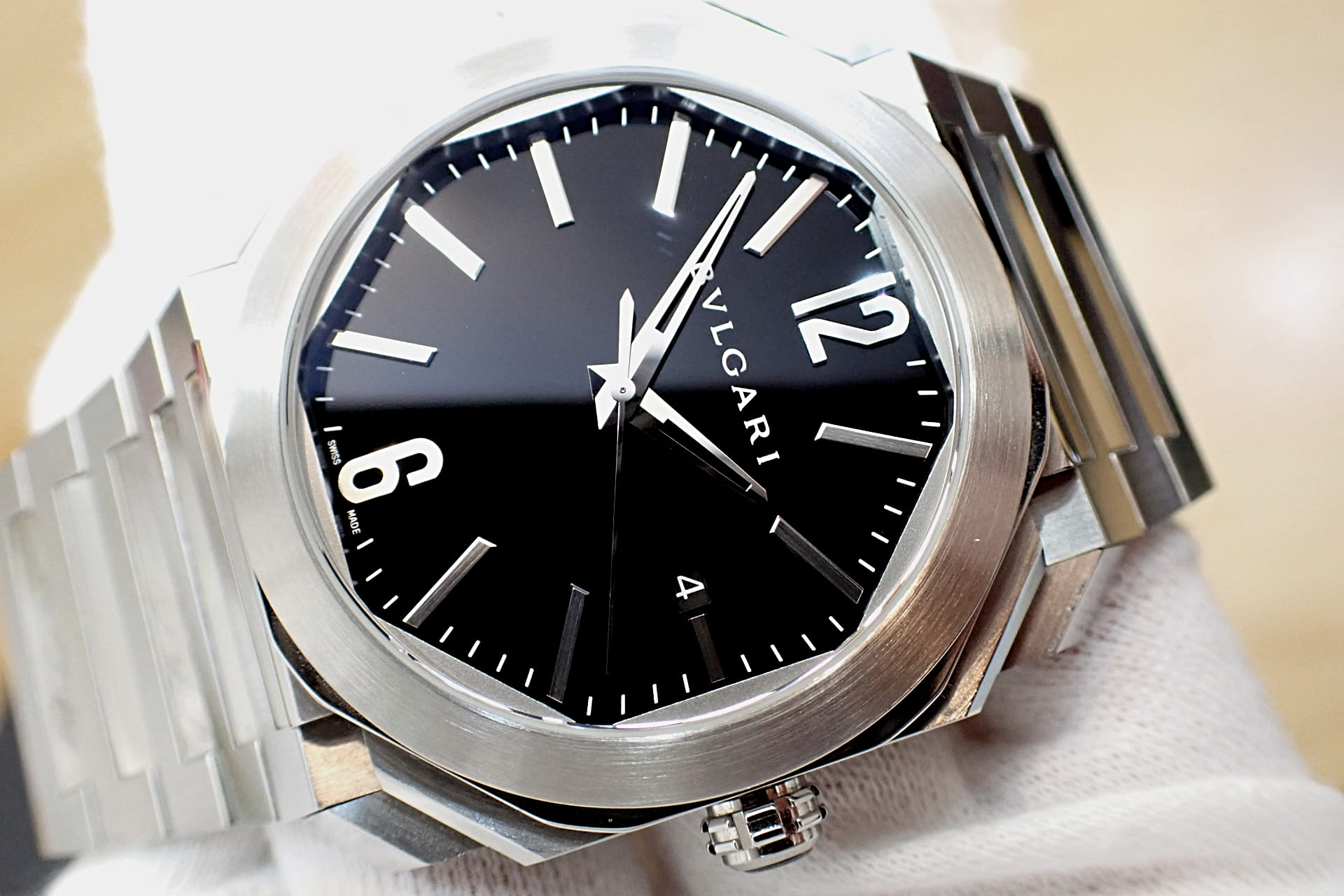 BVLGARI/ブルガリ オクト ローマ Ref.102704(OC41BSSD) 黒文字盤