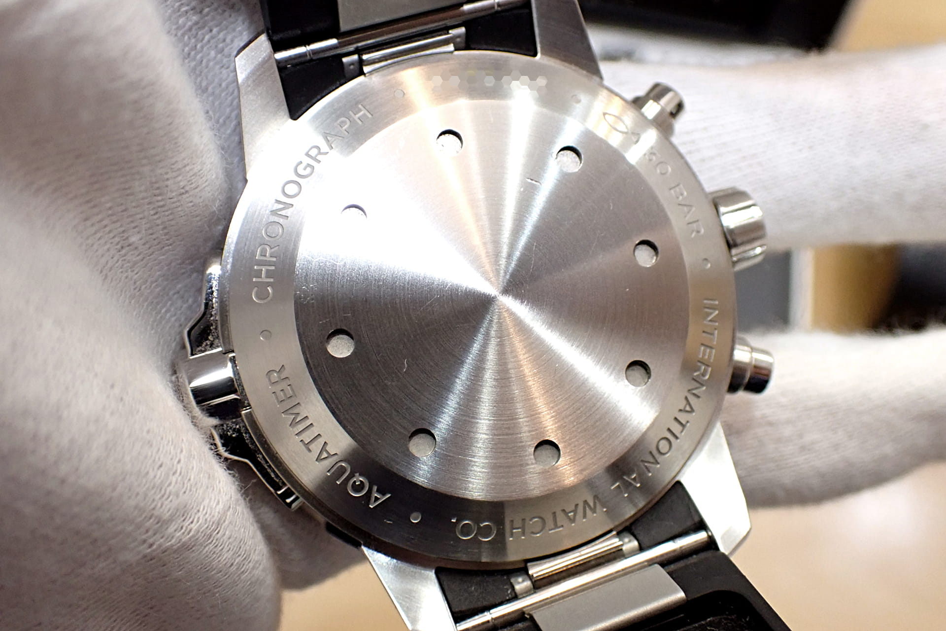 IWC アクアタイマー オートマチック クロノグラフ Ref.IW376803 黒文字盤