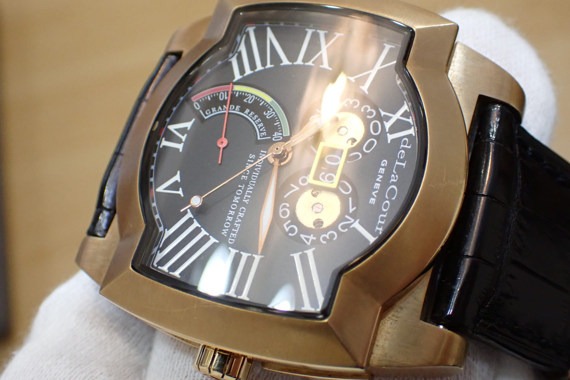 ドゥラクール/deLaCour サクラ グランドリザーブ シリーズ2 18KPG製 世界限定90本　Ref.WAPG0199