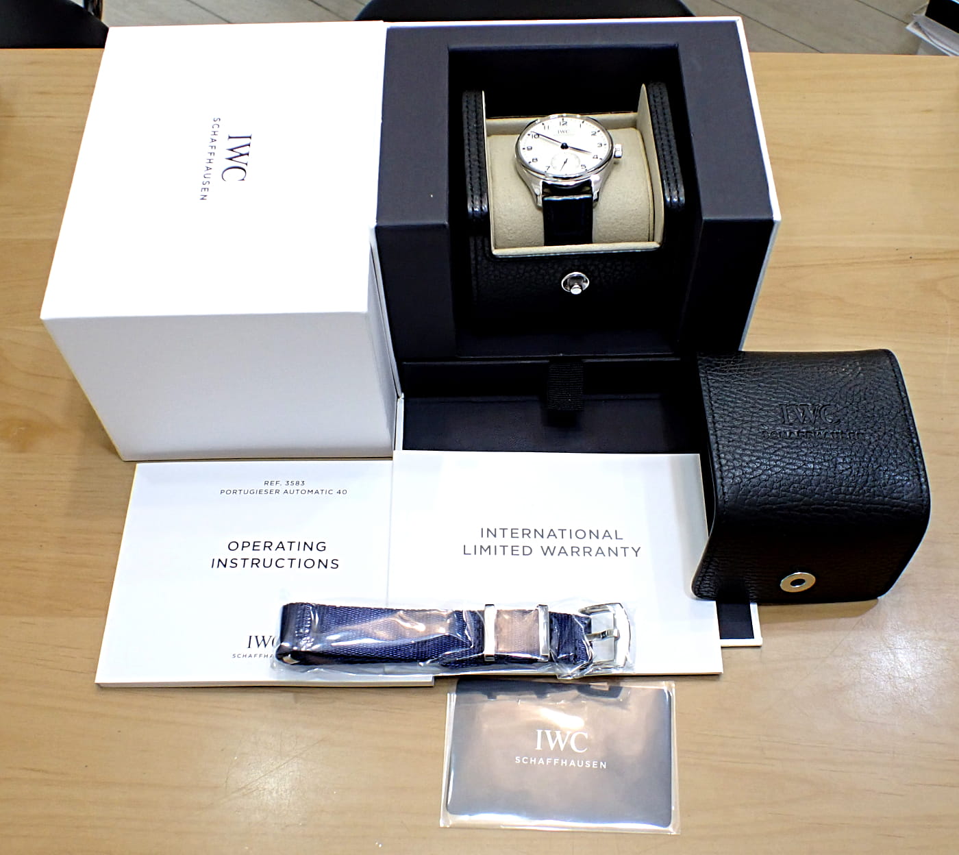 IWC ポルトギーゼ オートマティック40 Ref.IW358304 シルバー文字盤