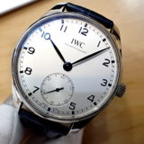 中古品A【IWC】ポルトギーゼ オートマティック40 Ref.IW358304 シルバー文字盤  ストラップ合計2本付き (2021年11月国内正規)