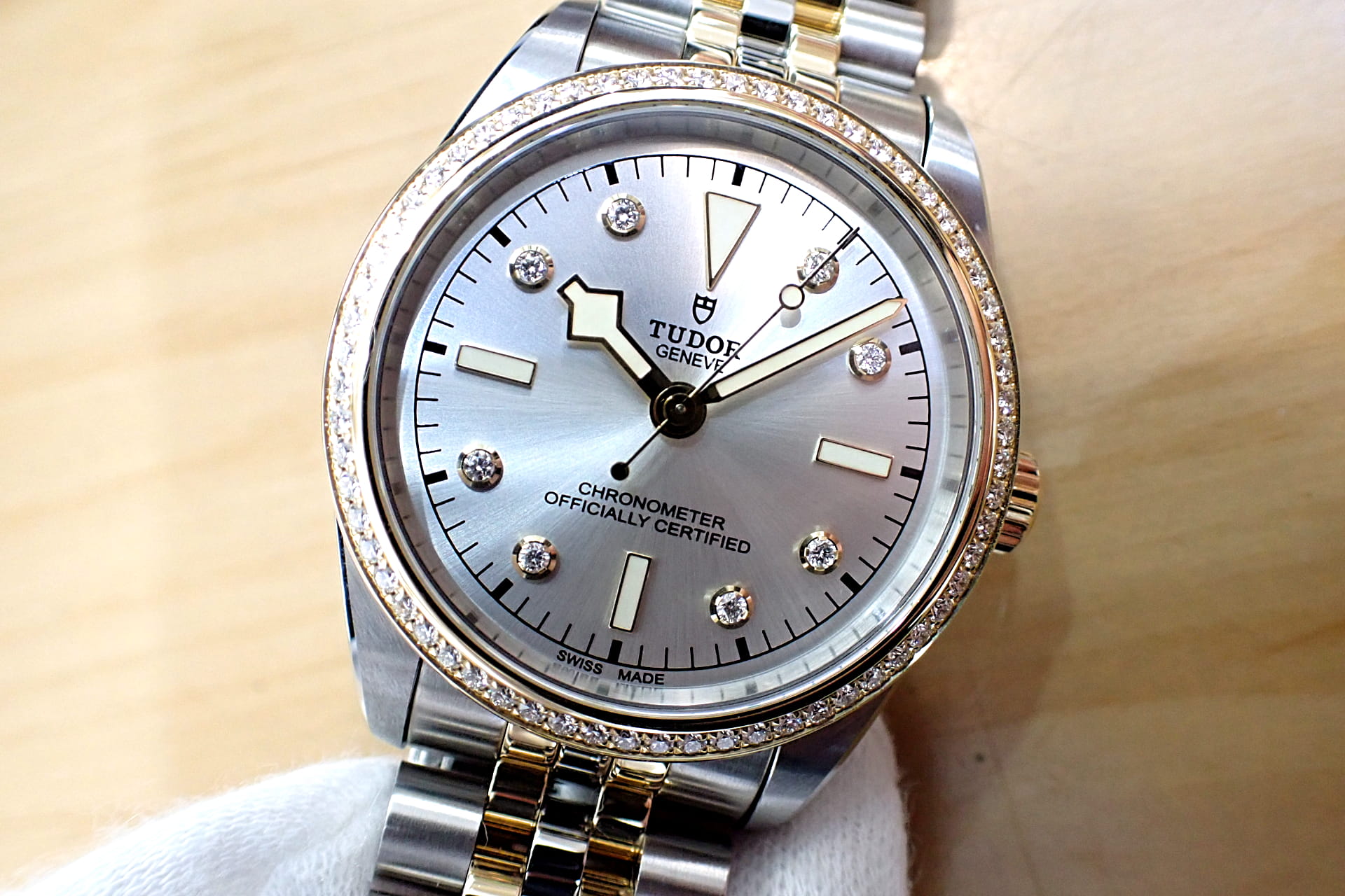 TUDOR】チューダー ブラックベイ36 SS/18KYG ダイヤモンド Ref.79653-0006