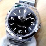 <span class="title">中古品A【ROLEX】ロレックス エクスプローラー1 Ref.224270   黒文字盤/ランダム ワンオーナー/ノンポリッシュ (2024年9月国内正規)</span>