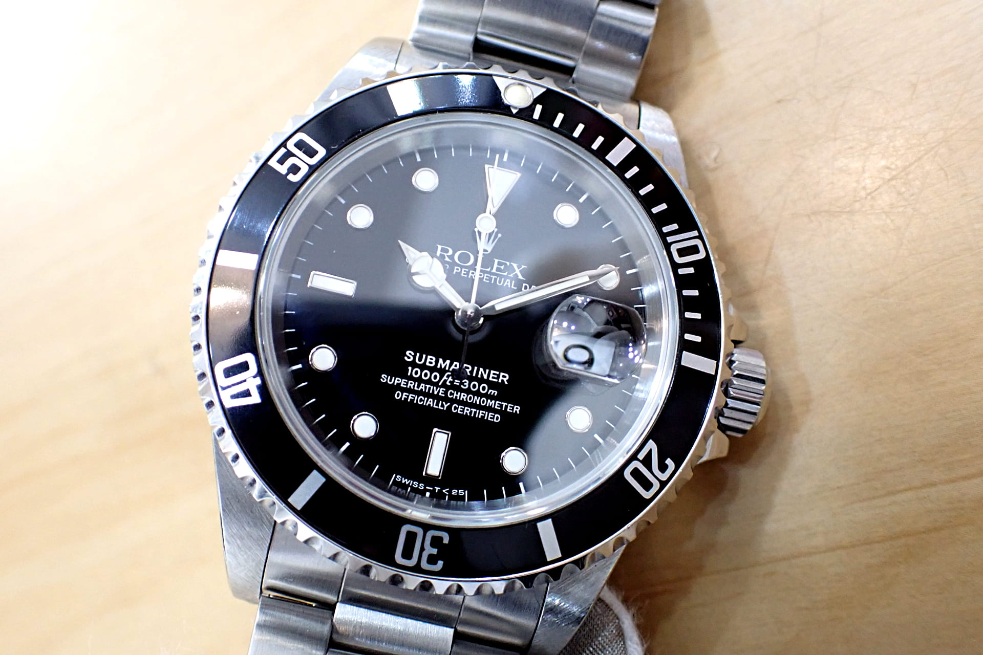 ROLEX/ロレックス サブマリーナー デイト Ref.16610 シリアルT番 オールトリチウム